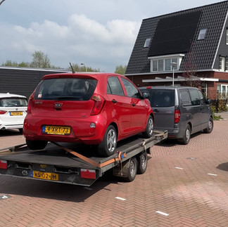 Mijn mooie, rode Kia Picanto is verkocht. Daar gaat ie dan!