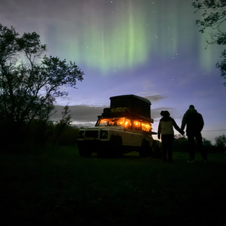 Prachtig Noorderlicht op Ásbyrgi campground