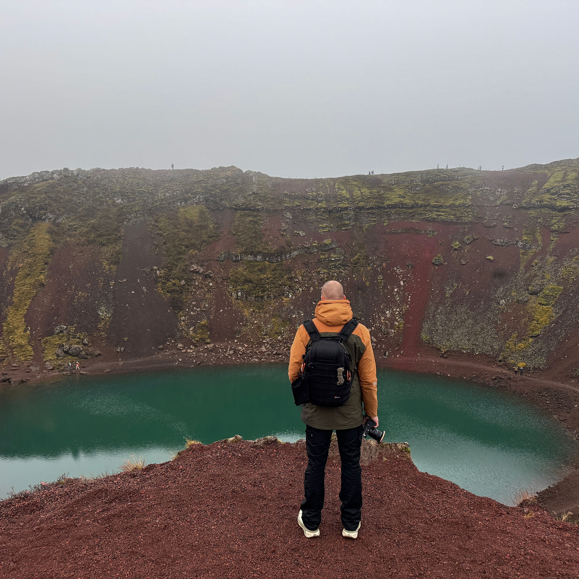 Prachtig uitzicht op de Kerið krater