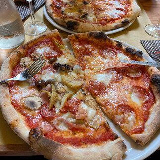 Onze laatste Italiaanse pizza in Turijn