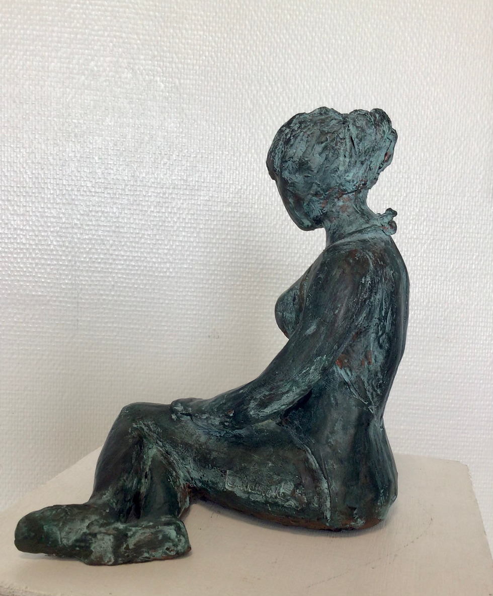Thumbnail: Baigneuse patine verte