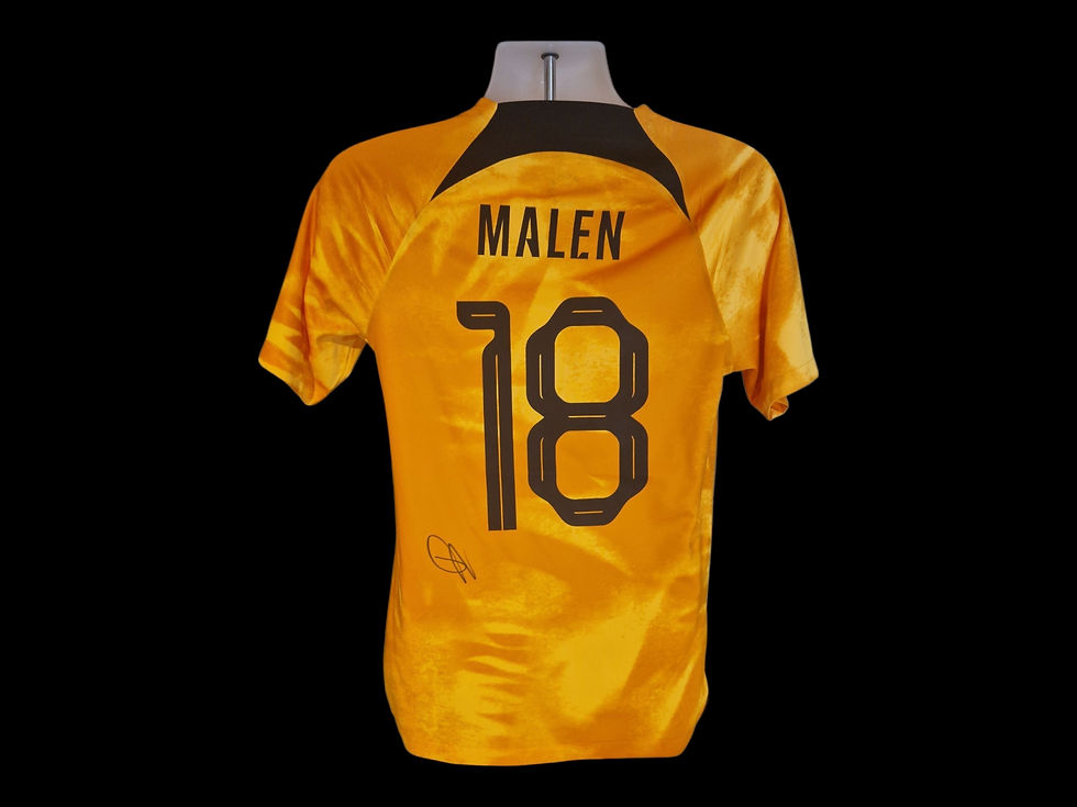 Donyell Malen Official Netherlands Signed 22/24 Football Shirt COA