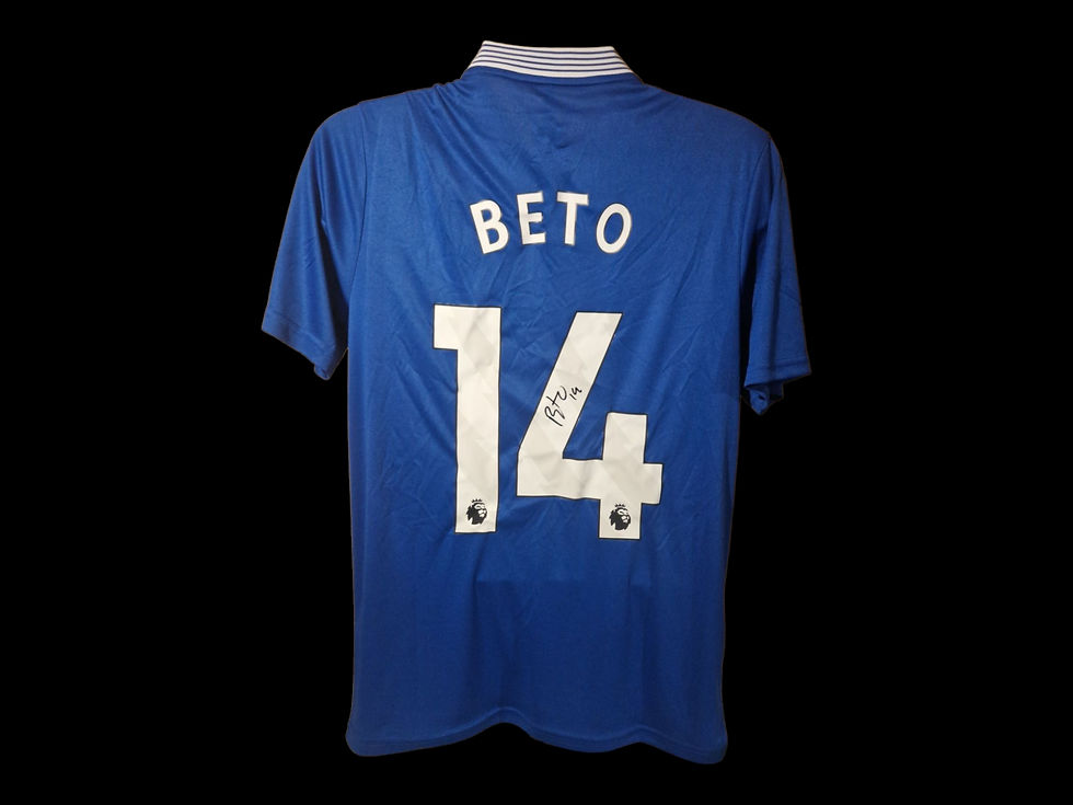 Beto Signed Everton 24/25 Football Shirt COA