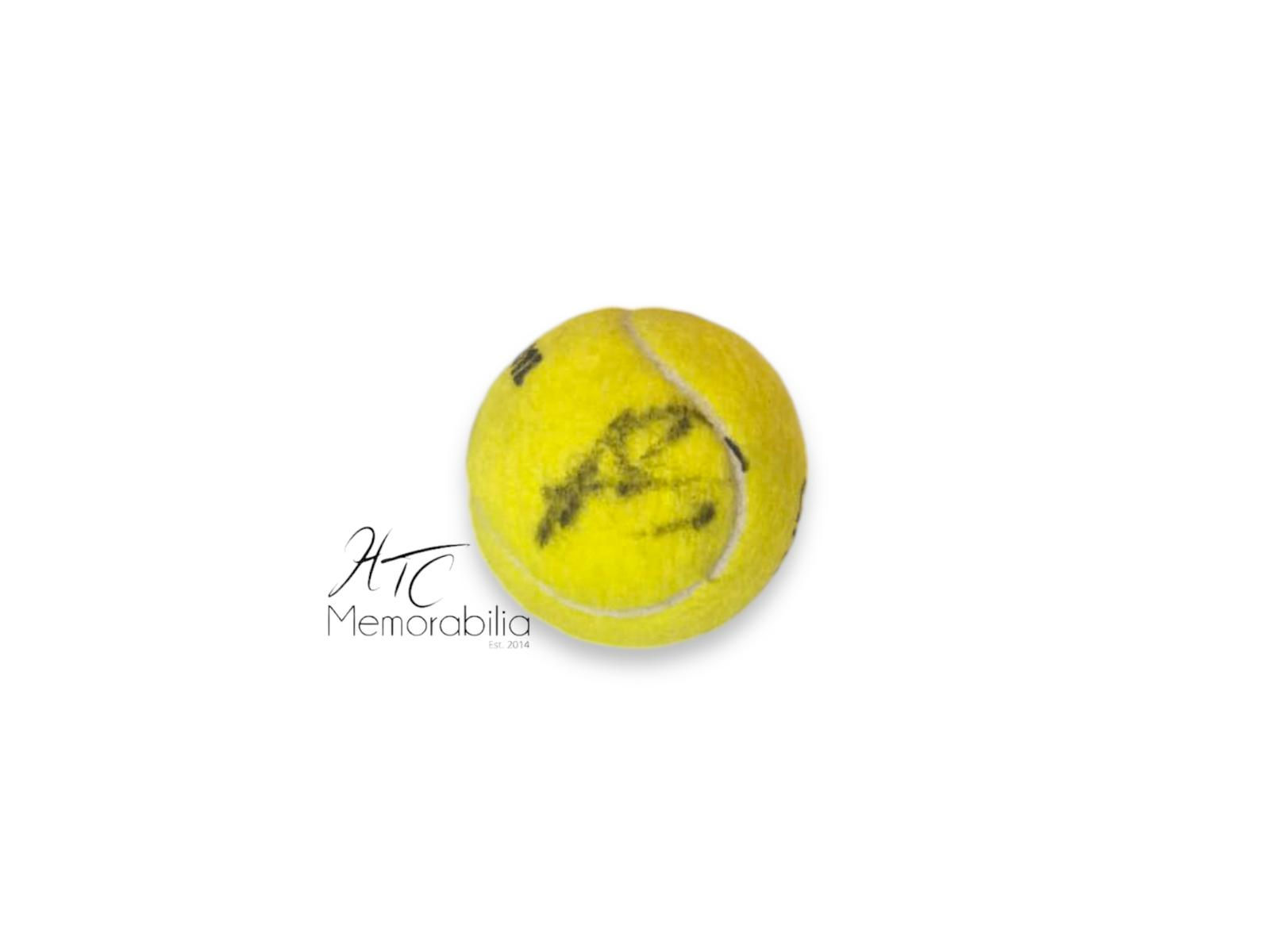 Alex de Minaur Signed Wilson 4  Roland Garros Tennis Ball COA