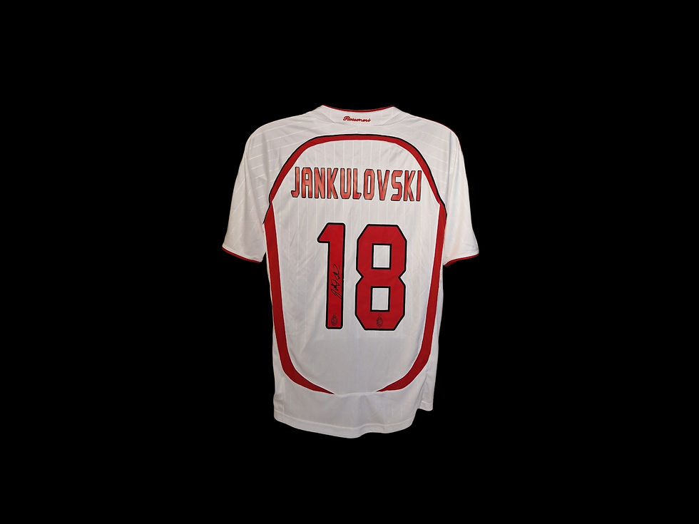 Marek Jankulovski A.C Milan Signed 2007 Champions League Final Football Shirt