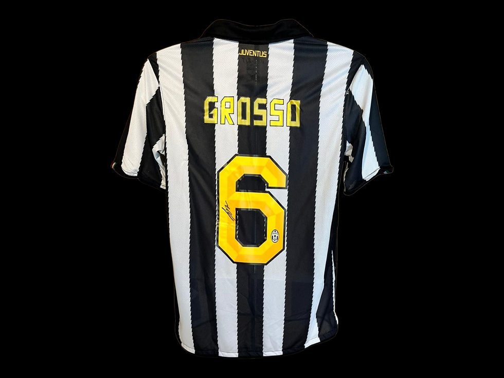 Fabio Grosso Juventus Signed 10/11 Football Shirt COA