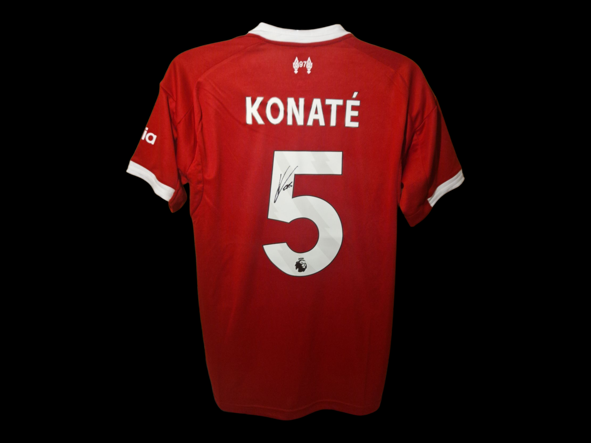 Ibrahima Konate Signed 2025/26 Liverpool Football Shirt COA*