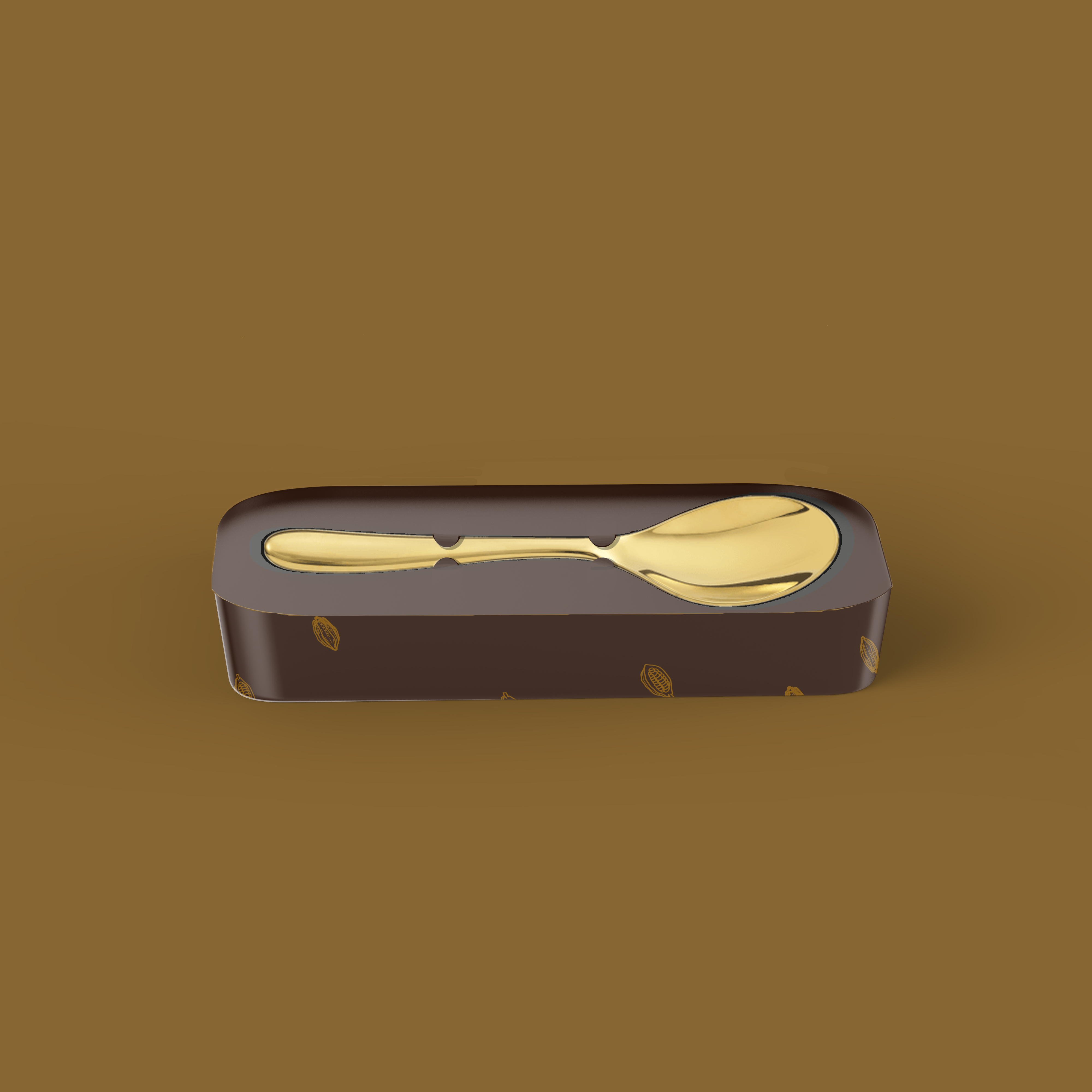 chocolate spread tub with eagle image