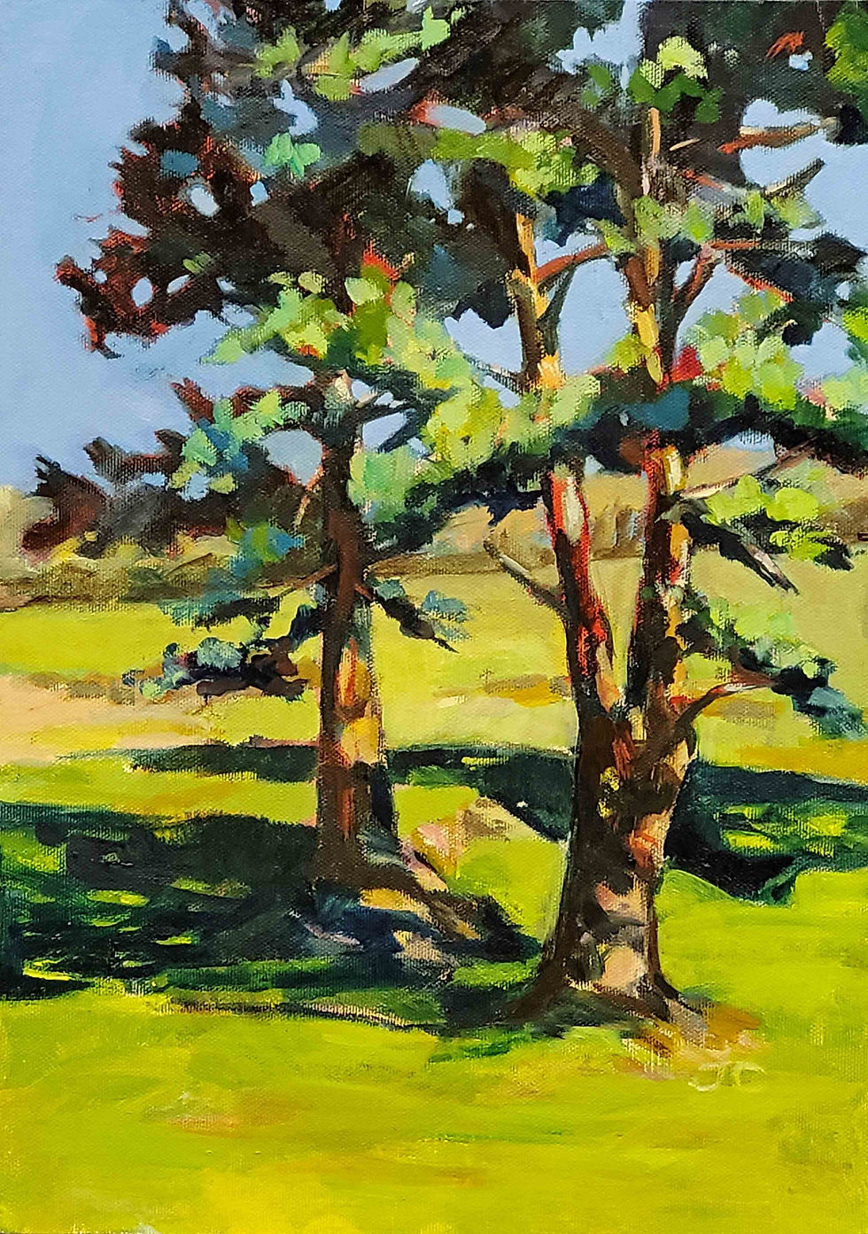 Jacky Cowdrey Two Trees Walton Heath Golf Course Oil £175