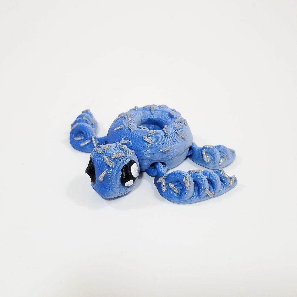 Hand Painted mini donurtle