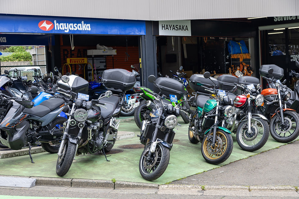 レンタルバイクの種類も多くレンタルバイクで旅をするライダーには最高の味方
