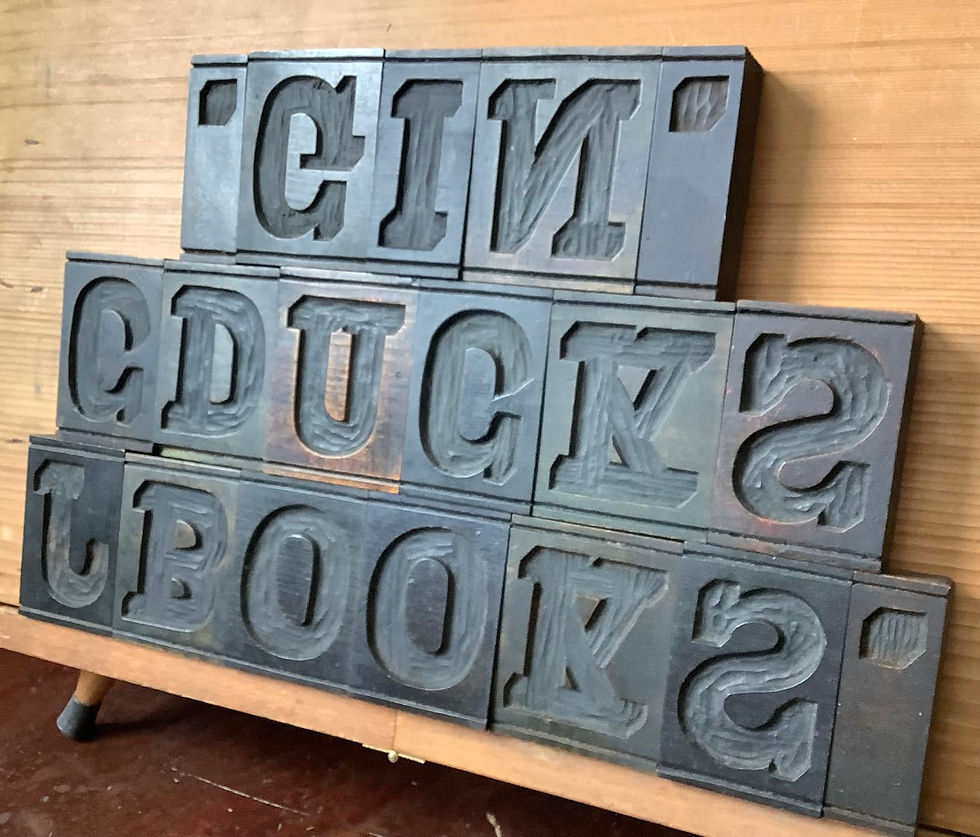Thumbnail: WOODEN POSTER TYPE