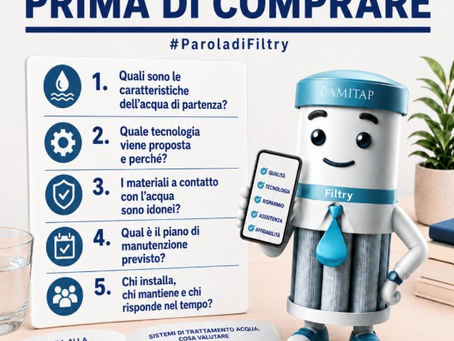 💧Stai per comprare un filtro o un impianto per l'acqua?