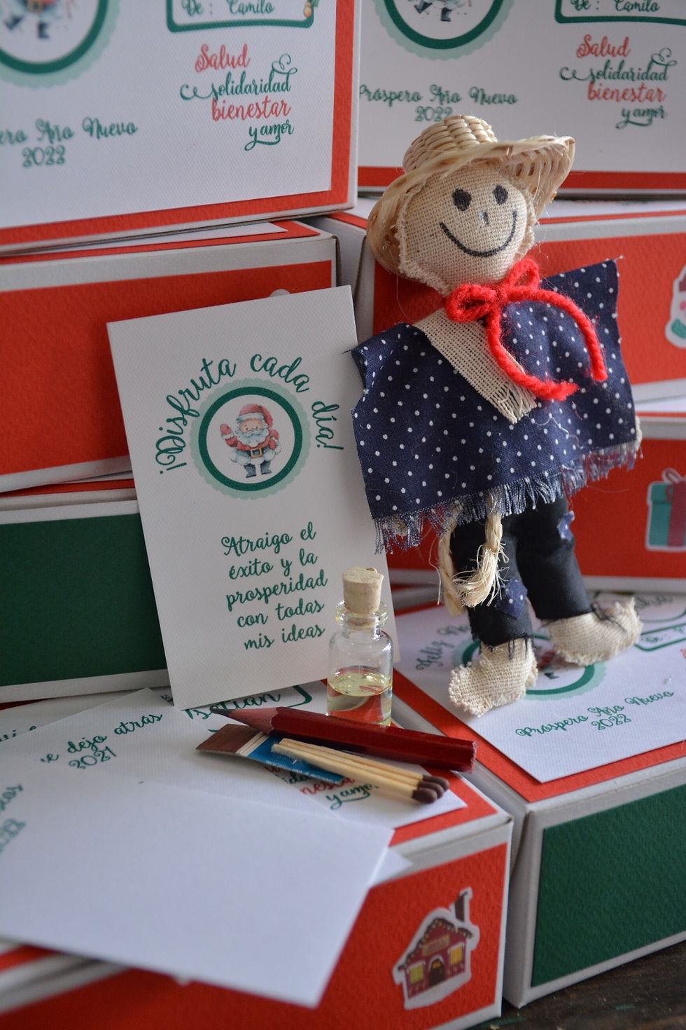 Thumbnail: Año Viejo Zutua con velón intencionado en bolsa yute 2025