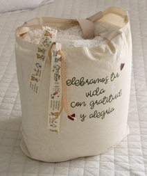 Bolsa de tela Cobija acolchada personalizada Zutua