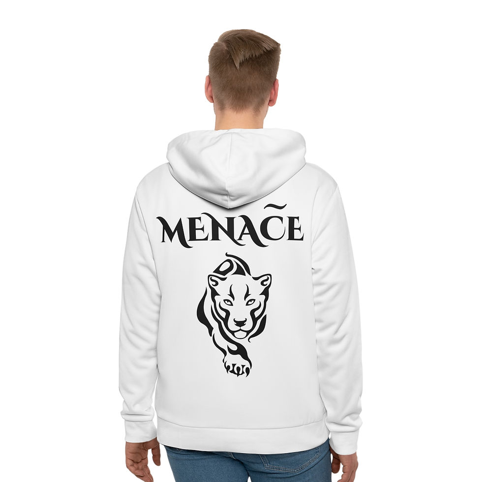 Thumbnail: Keep It Menace Hoodie — Lion Graphic Menace Streetwear Pullover