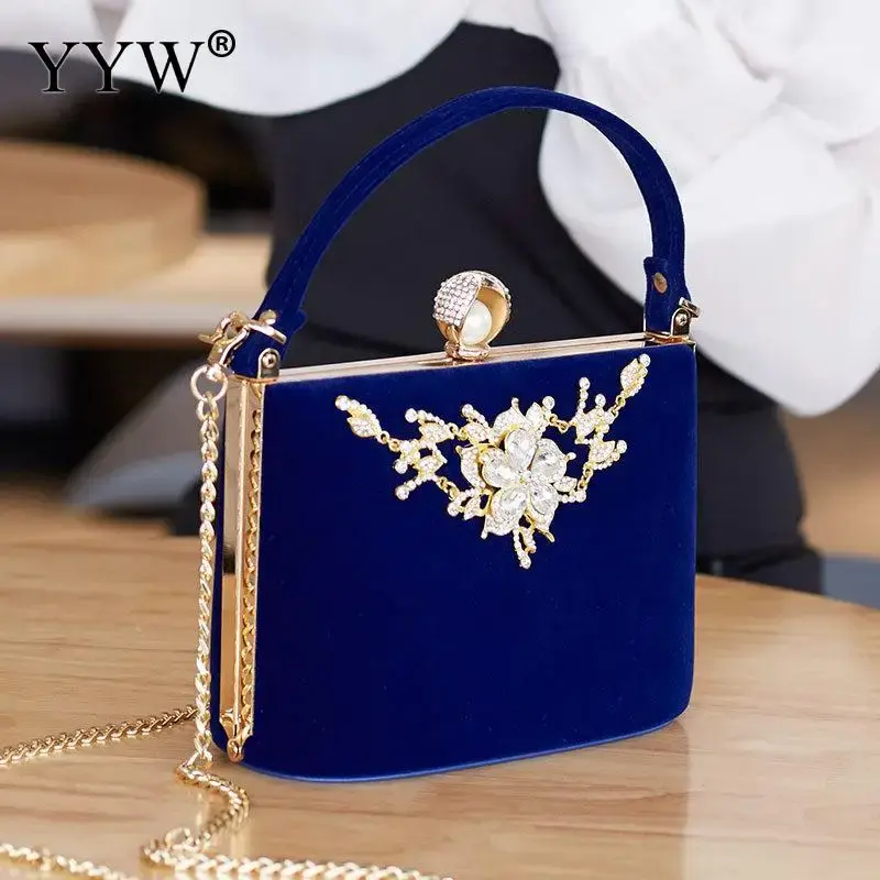 Thumbnail: YYW Crystal Clutches Bag Party Purse Women Evening Bags Handbag Crossbody
