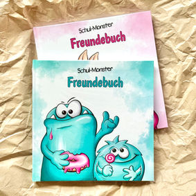 Heute sind die neuen Freundebücher frisch aus der Druckerei gekommen! 