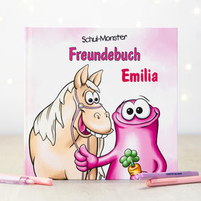 Das neue Schul-Monster Freundebuch mit Pferdemotiv ist da! Jetzt auch mit Wunschnamen!