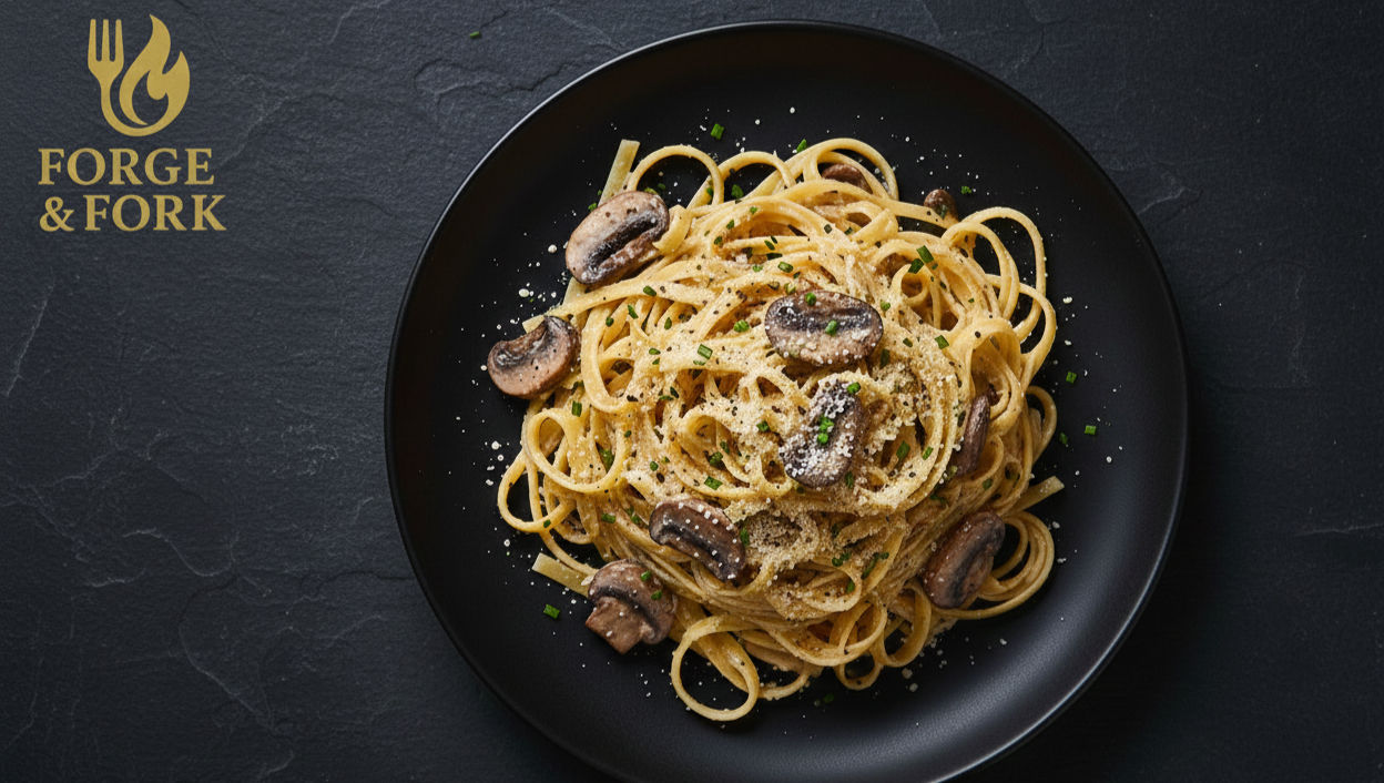 Mushroom Pasta Fettuccine