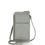 Thumbnail: Leather Phone/Purse Crossbody Bag - Light Grey