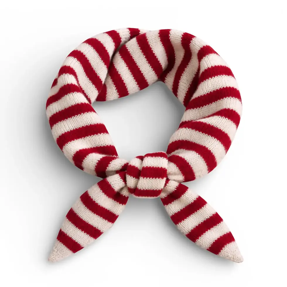 Thumbnail: Cute Striped Scarves - Red, Blue,Black