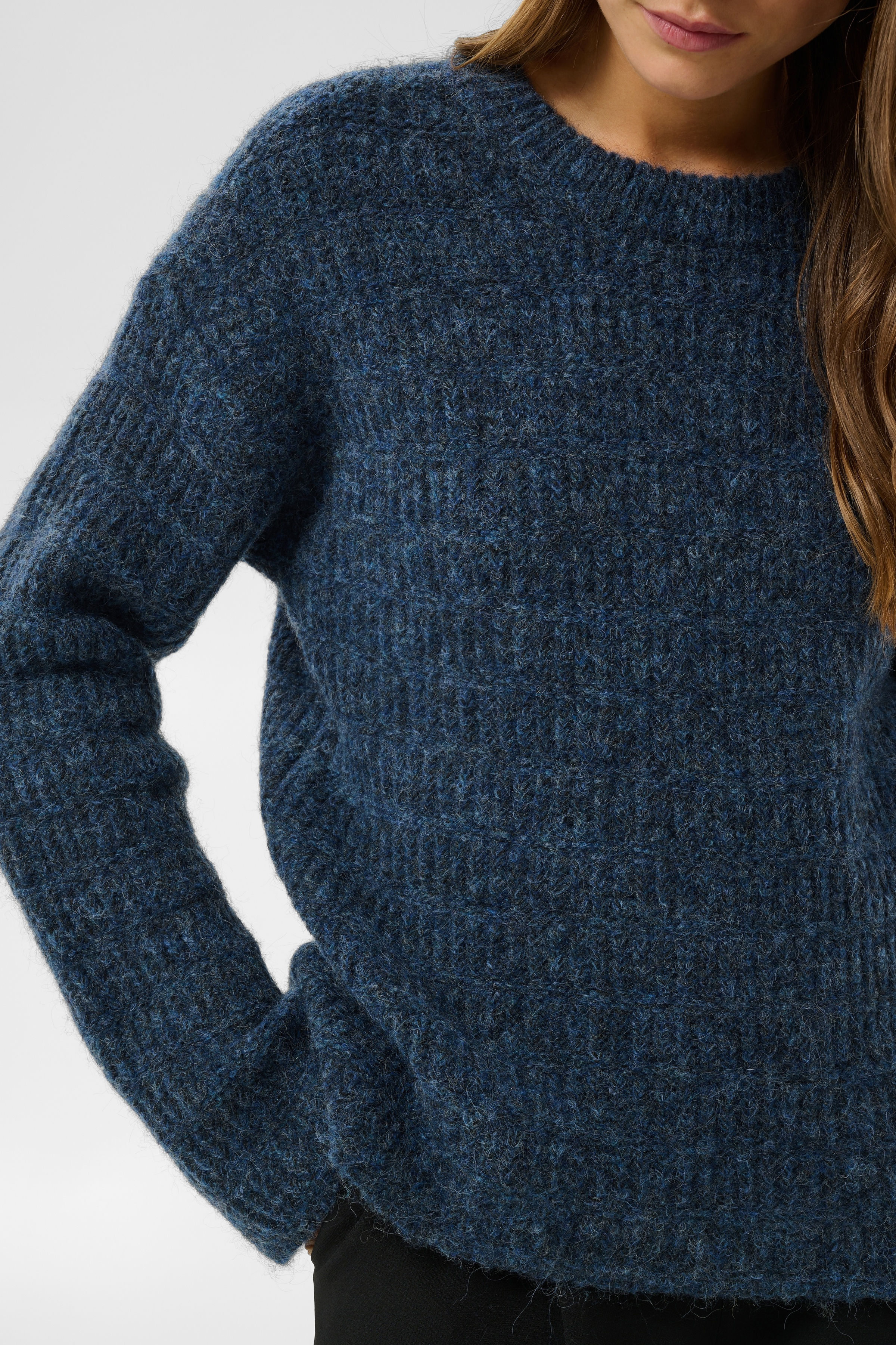 Kiki Knit In Steely Blue