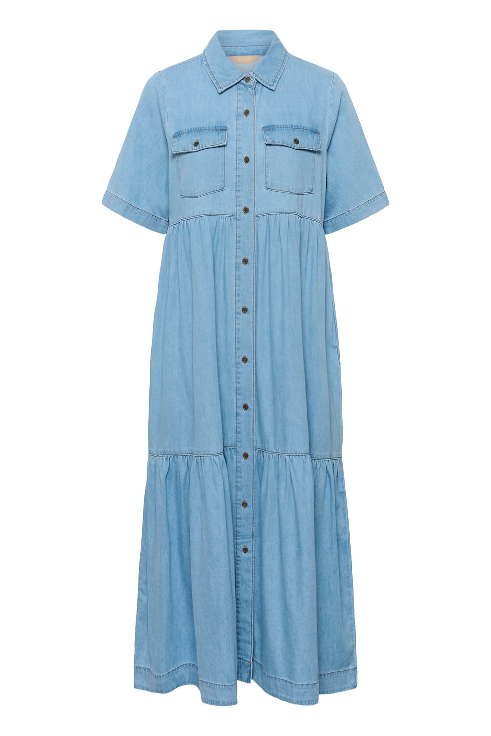 Thumbnail: Abbie Soft Denim Maxi Dress