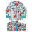 Thumbnail: Pure Cotton Onesize Blue Floral Print Dressing Gown