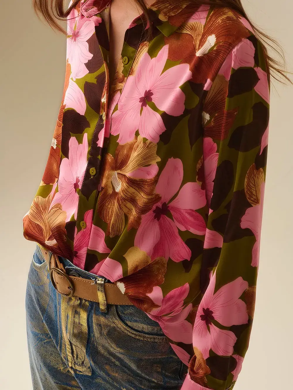 Lois Satin Finish Shirt