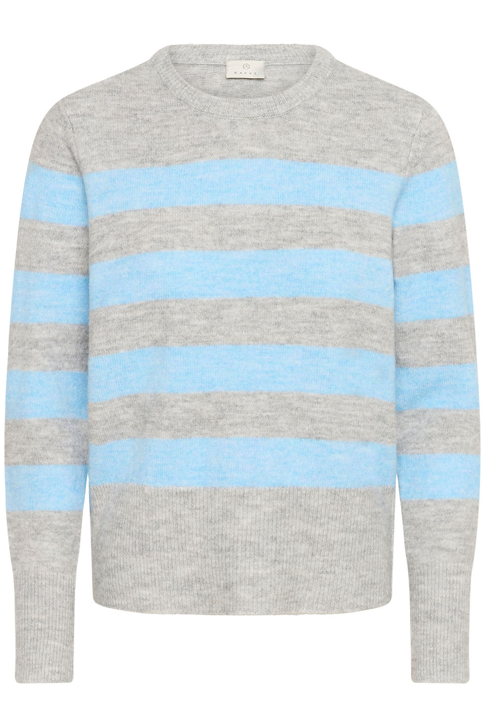 Thumbnail: Lania Soft Pullover in Powder Blue Stripe