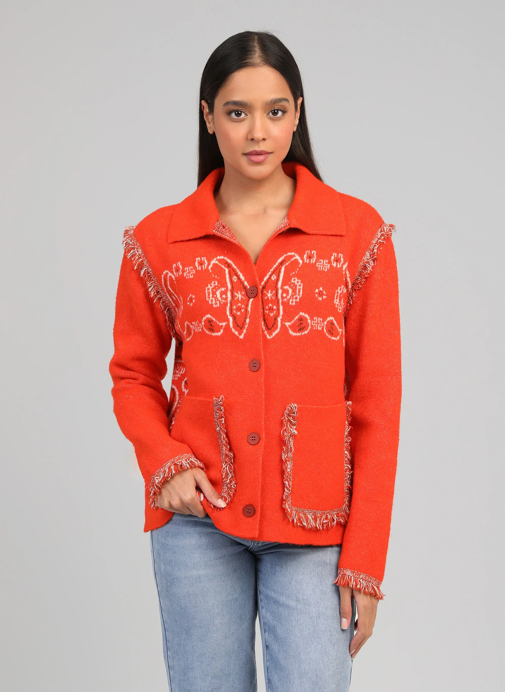Colette Jacket in Orange