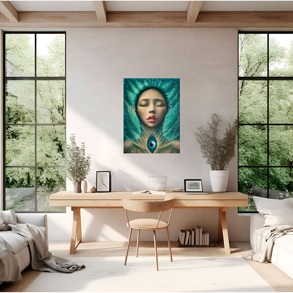 Thumbnail: EarthSong ~ Giclee Canvas Reproduction