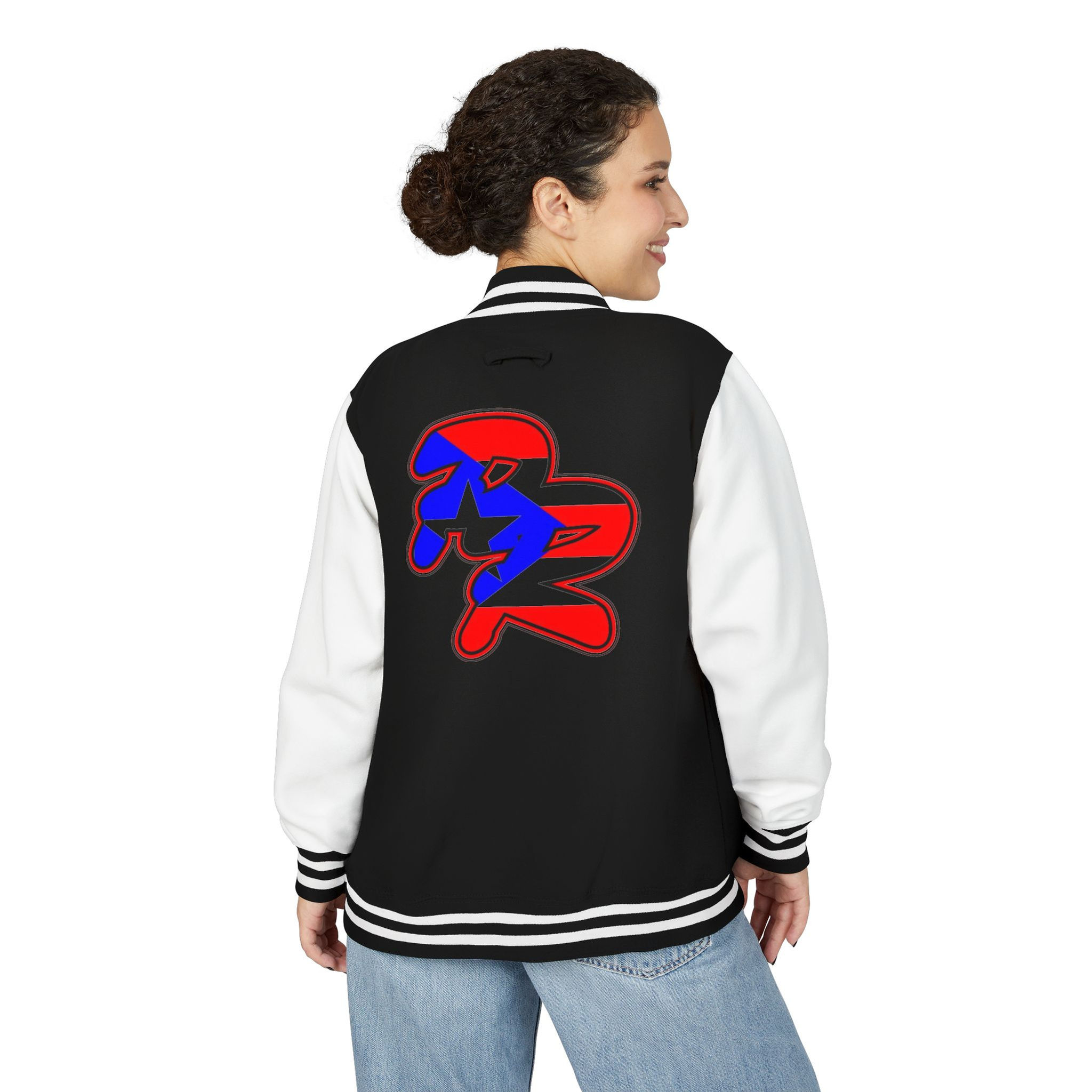 Heavyweight Letterman Jacket Puerto Rico Logo