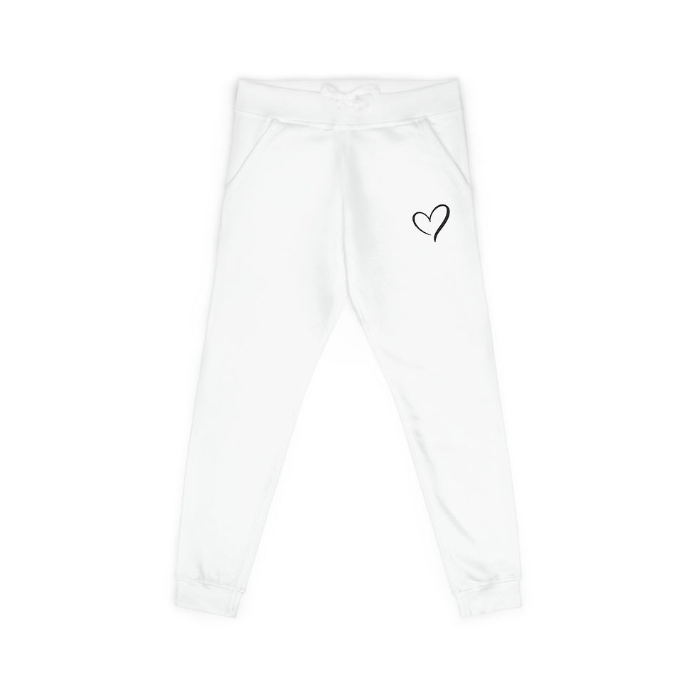 Miniatura: Embroidered Fleece Sweatpants Cozy Everyday Lounge Pants