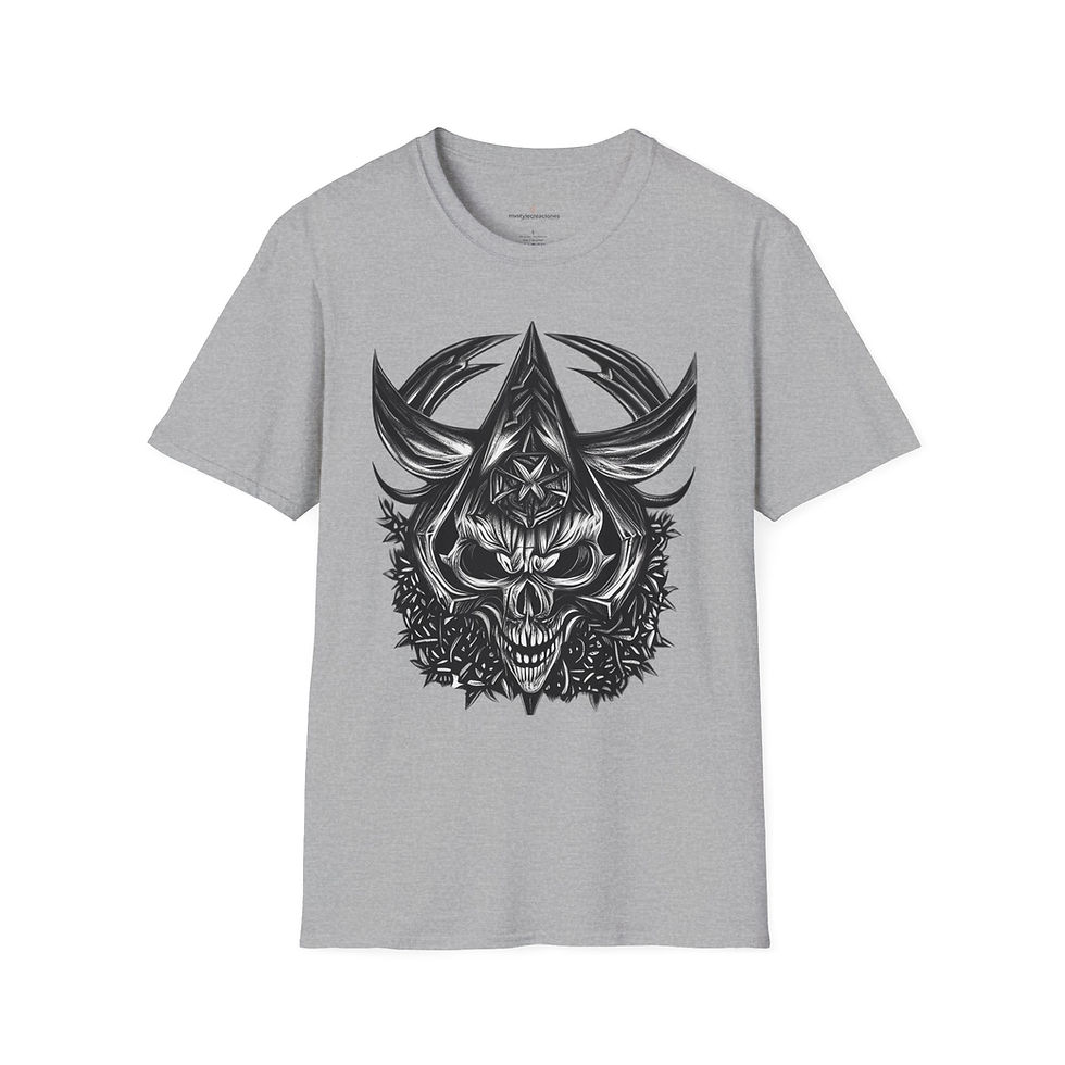 Miniatura: T shirt with gothic and occult graphic