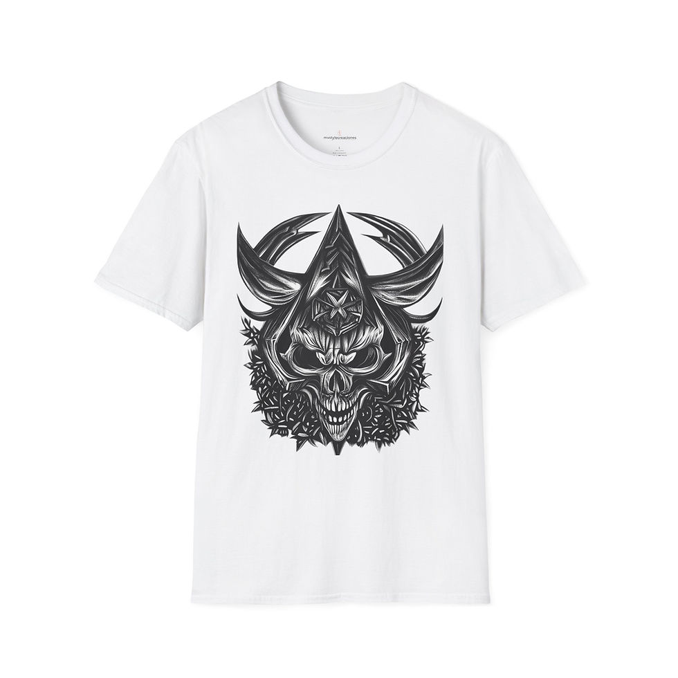 Miniatura: T shirt with gothic and occult graphic