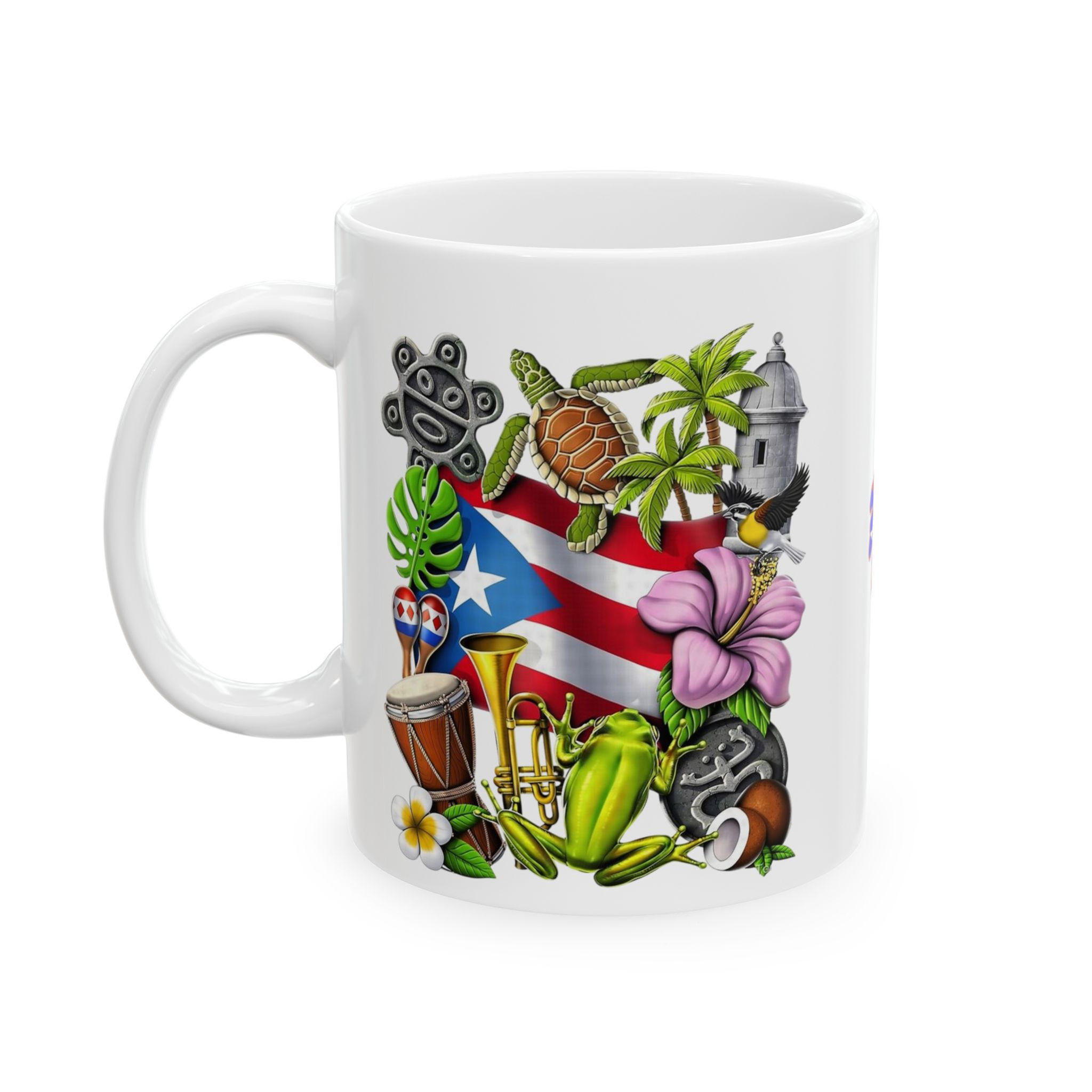 puerto rico ceramic mug