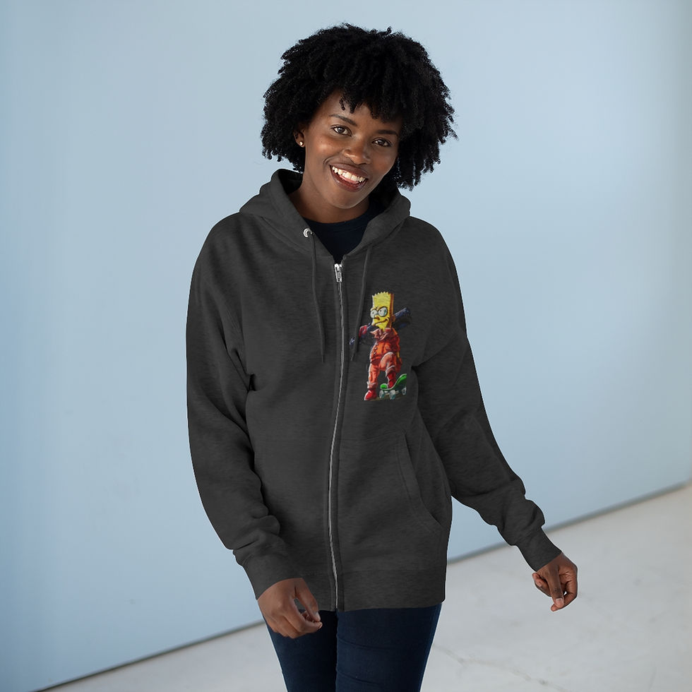 Miniatura: Simpson Hoodie Unisex With Zip 
