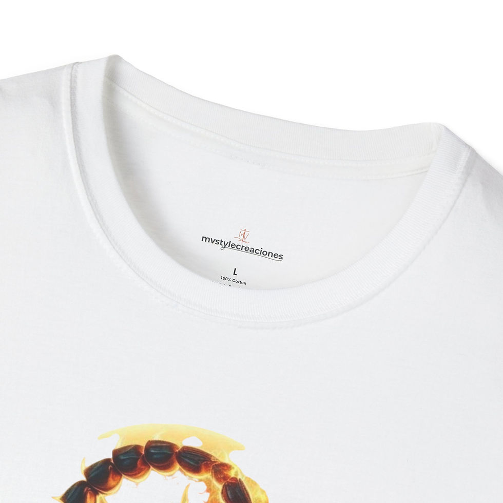 Miniatura: Scorpion Fire Warrior T-Shirt Retro Martial Arts Fighter Graphic Tee