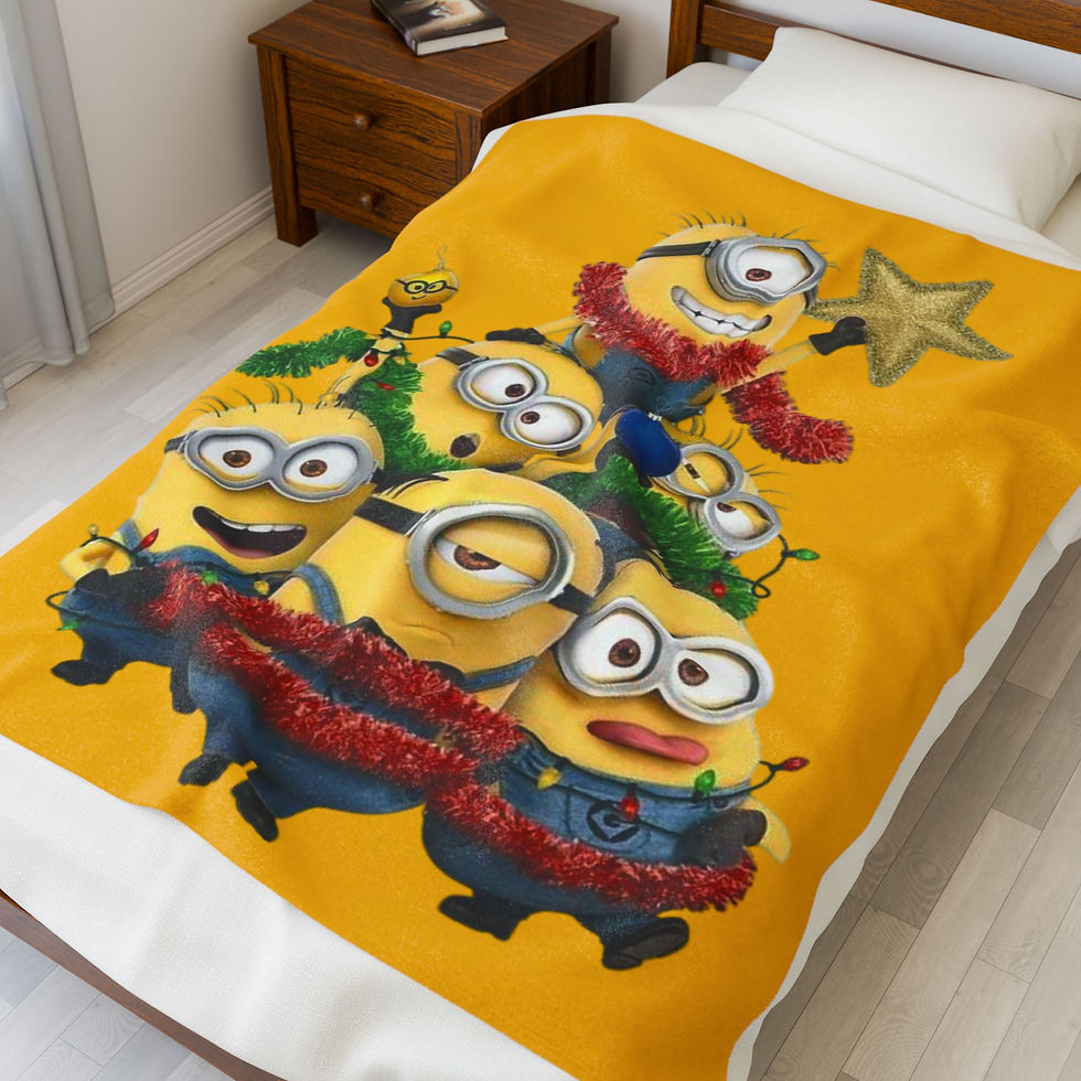 Plush Blanket - Minion Design