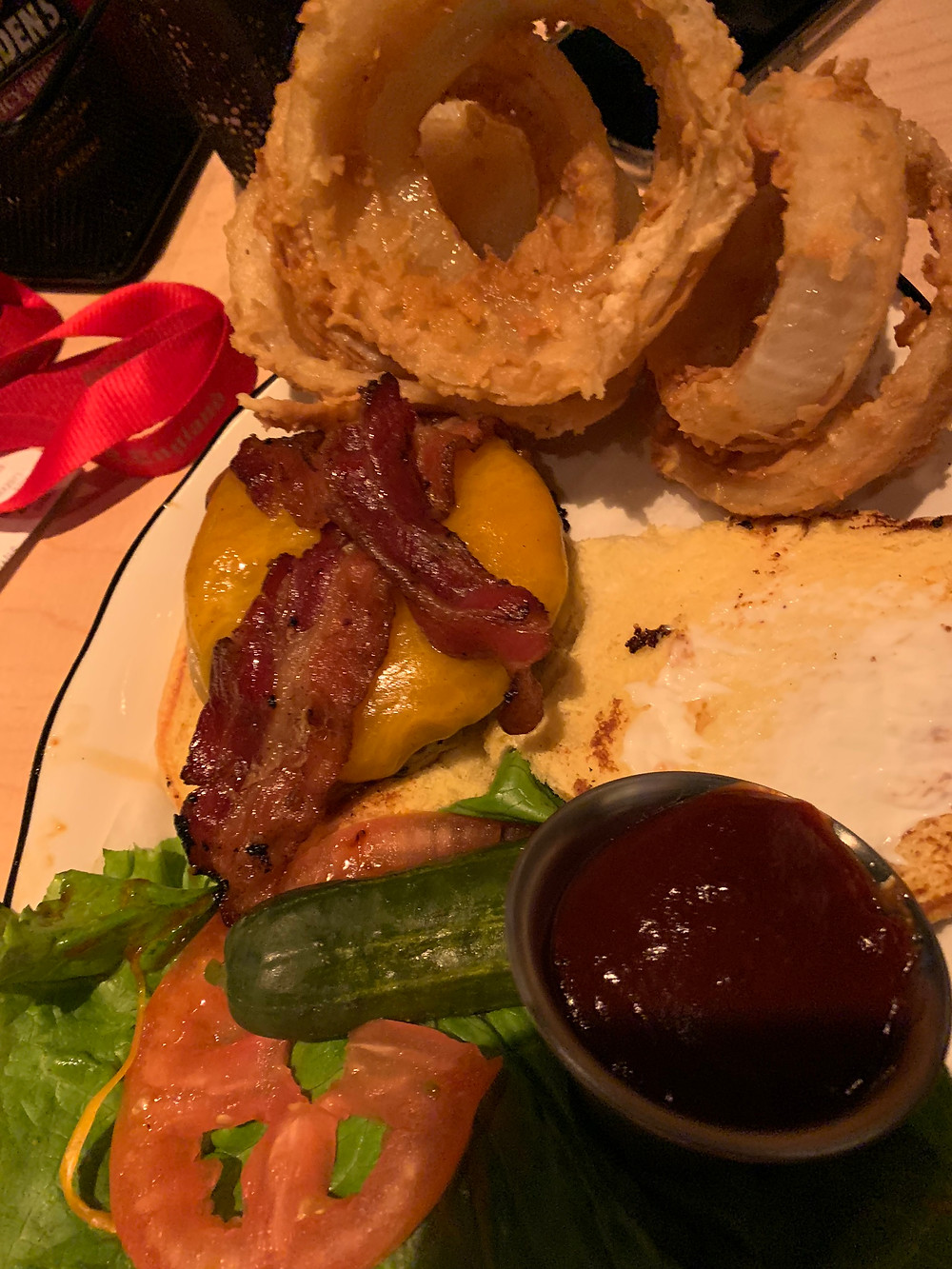 bacon cheeseburger from Black Tap Anaheim