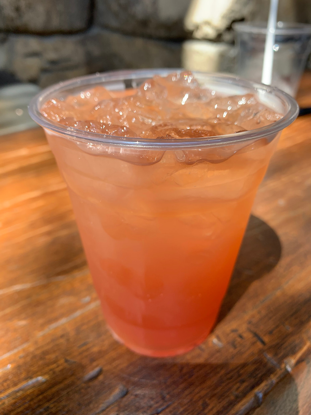 drink made with tea, lemonade and fruit from Disneyland