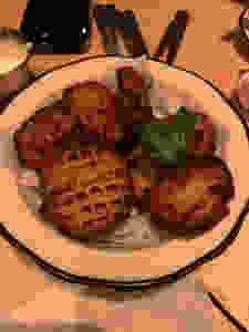 fried pieces of pickle
