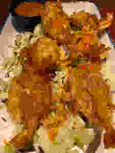 it is deep fried shrimp stuffed with cream cheese