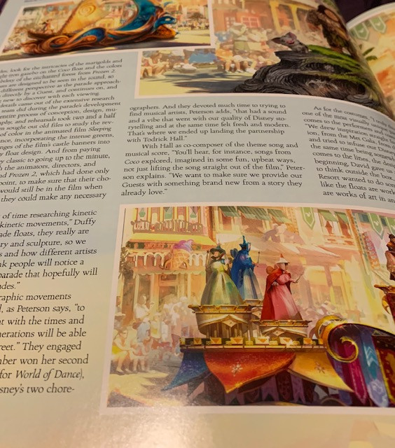 Writing and photos about the Magic Happens parade from the D23 Magazine