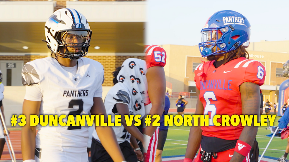 4 star receiver Jamarion Mays faces off against 4 star receiver Trenton Yancey in another classic Duncanville vs North Crowley matchup.