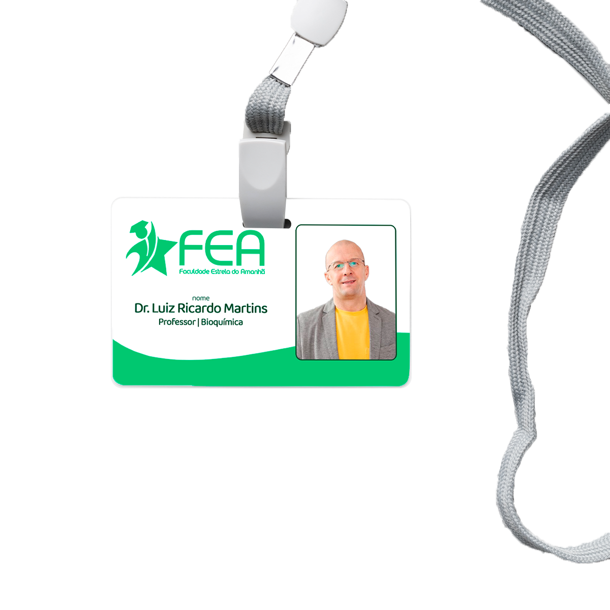 Crachá Horizontal em PVC | 1un