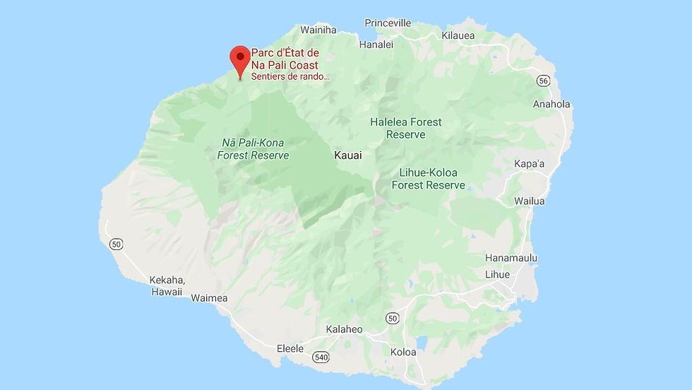 napali hawai carte