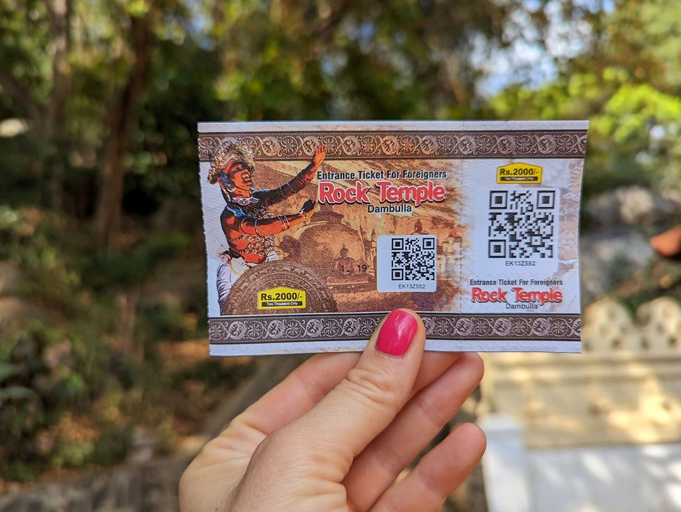 Ticket Dambulla